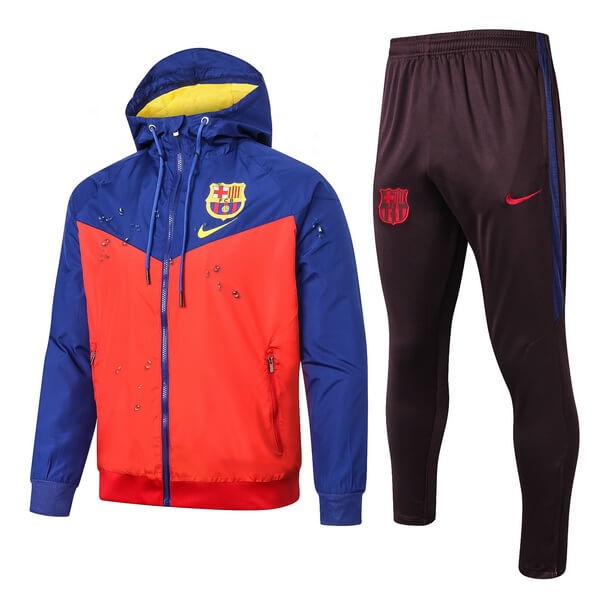 Coupe Vent Barcelone Ensemble Complet 2019-20 Orange Bleu